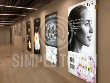 Световая панель Textile Box 1000x2000 мм односторонняя